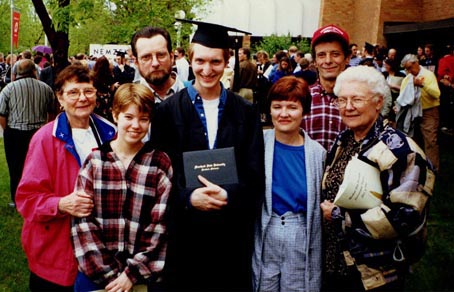 Steven Graduating